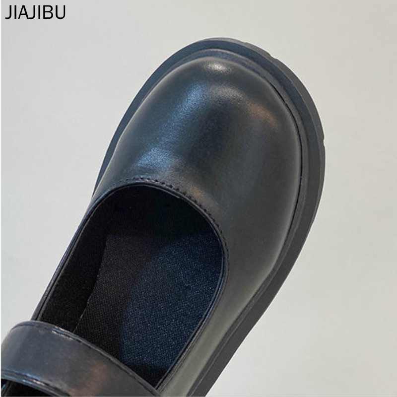 Size 35-44 Mary Janes đen Hợp Thời Trang Giày Nữ Cỡ đại Giày đồng Phục JK Nhật Bản Giày Khiêu Vũ đế Mềm Giày Lolita Dễ Thương Giày Cosplay 43 Korean Fashion Doll Shoes 42 Black Patent Leather Shoes Classic Mary Jane Shoes EVA Shoes High Heel Leather Shoes