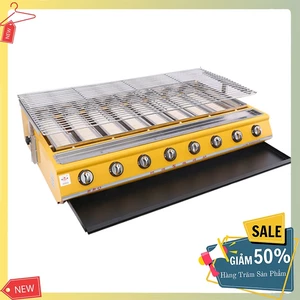 Bếp nướng thịt xiên ETON ET-K288 8 họng chuyên hải sản hàu, thịt bbq không khói