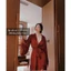 HT53 Áo choàng ngủ lụa sexy phối ren tay loe sang chảnh, áo choàng sexy quyến rũ HT53