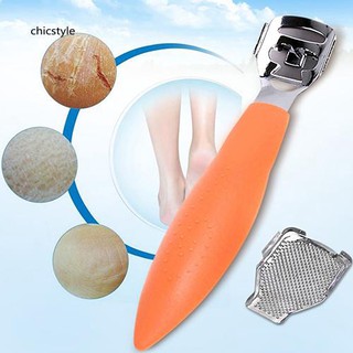 CCS _ Dụng cụ mỹ phẩm Dụng cụ làm móng chân ngô Dụng cụ tẩy vết chai với 10 lưỡi dao