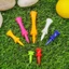 GUSTAVA Golfer Bóng Tee Giá Đỡ 43mm, 51mm, Phụ Kiện Luyện Tập Thể Thao Phần Nhiều Màu Sắc Bền Đẹp