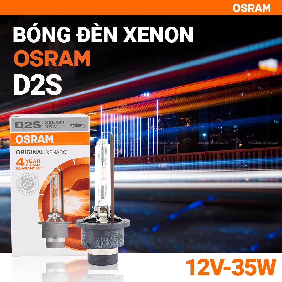 Bóng Đèn Xenon OSRAM Original D2S 66240 12V 35W