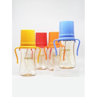 Bình ống hút cho bé tập hút IBYEOL Friends PESU (chính hãng Hàn Quốc) 200ml/300ml