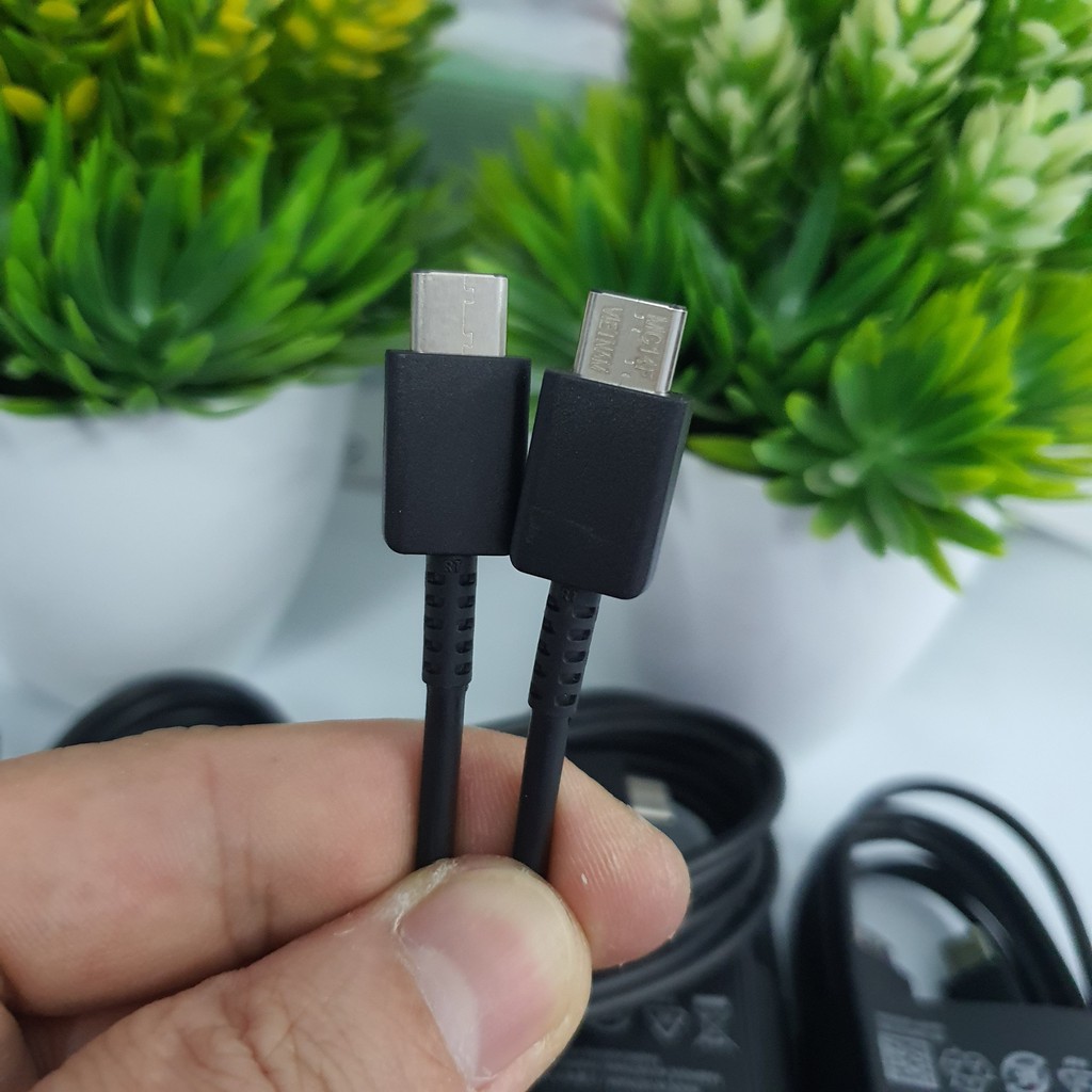 Cáp Sạc Nhanh Type C - Type C Dài 1.8m Samsung Chính Hãng, Zin 100%, Độ Bền Cao, Ổn Định Tốc Độ Sạc, Bảo Vệ Pin & Máy