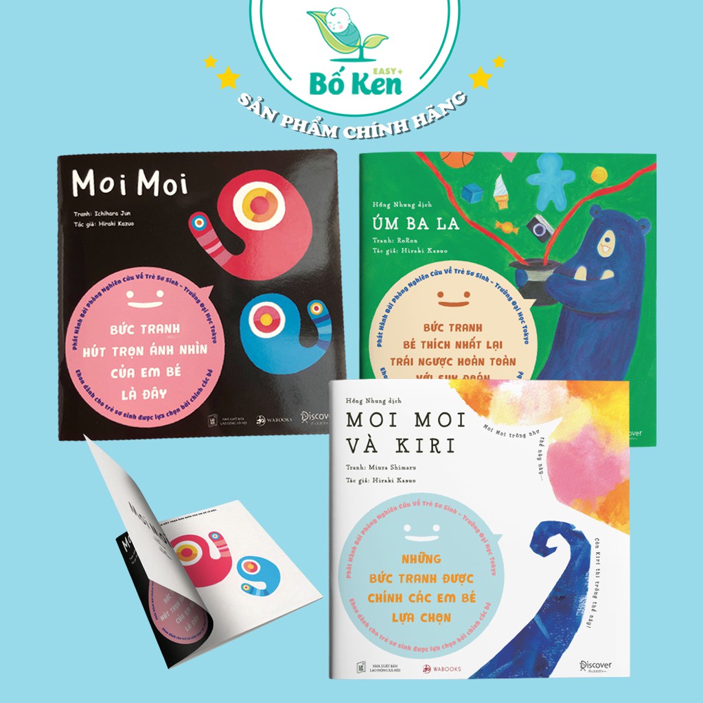 Ảnh Sách Ehon Nhật Bản - Bộ Moi Moi Và Những Người Bạn [3 cuốn] - Ehon Wabooks [Bố Ken] 4