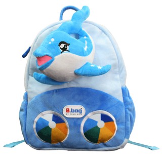 Balo mẫu giáo Smartkids Cushy-Dolphin Xanh dành cho bé 3-5 tuổi,trẻ mẫu giáo,đáng yêu,dễ thương B-12-104