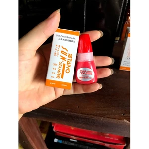 MỰC THẨM THẤU MỰC DẤU FLASH ( CÓ MÀU ĐEN - ĐỎ - XANH ) DẤU THẨM THẤU TAIYO - MỰC DẤU CẢM QUANG miễn phí vận chuyển