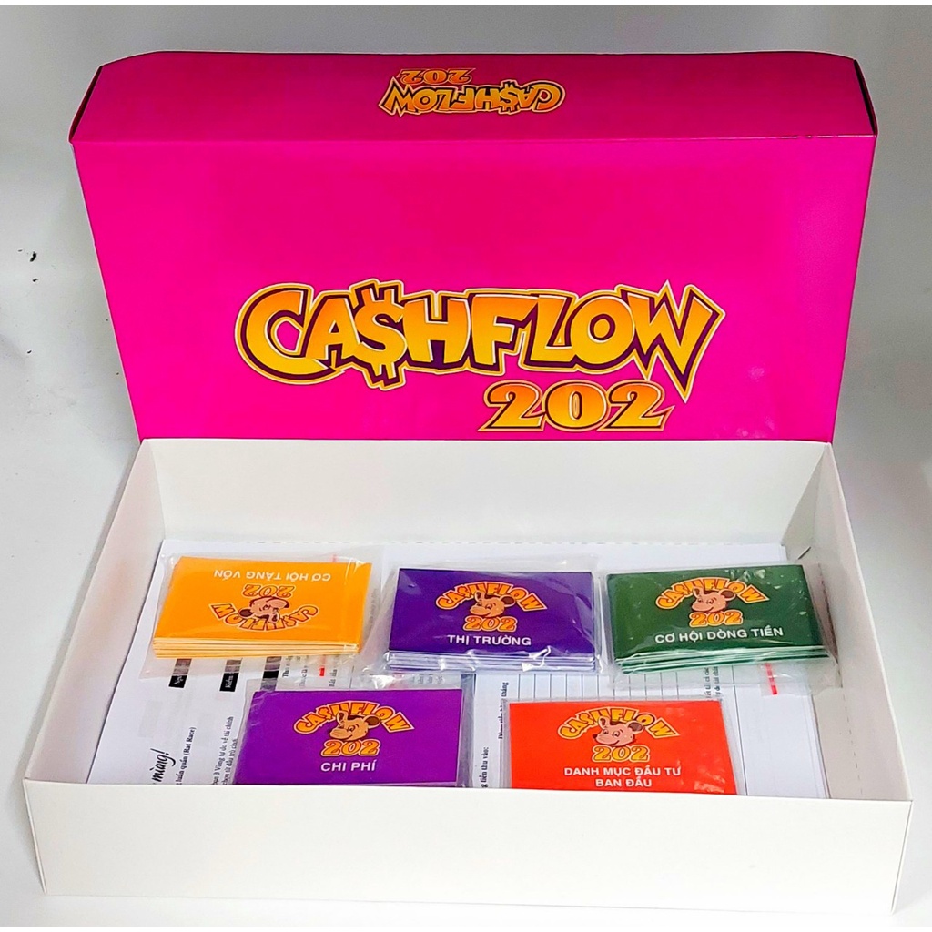 Bộ Game Cashflow 101 và Cashflow 202 Trò Chơi Game Tài Chính Cực Hay