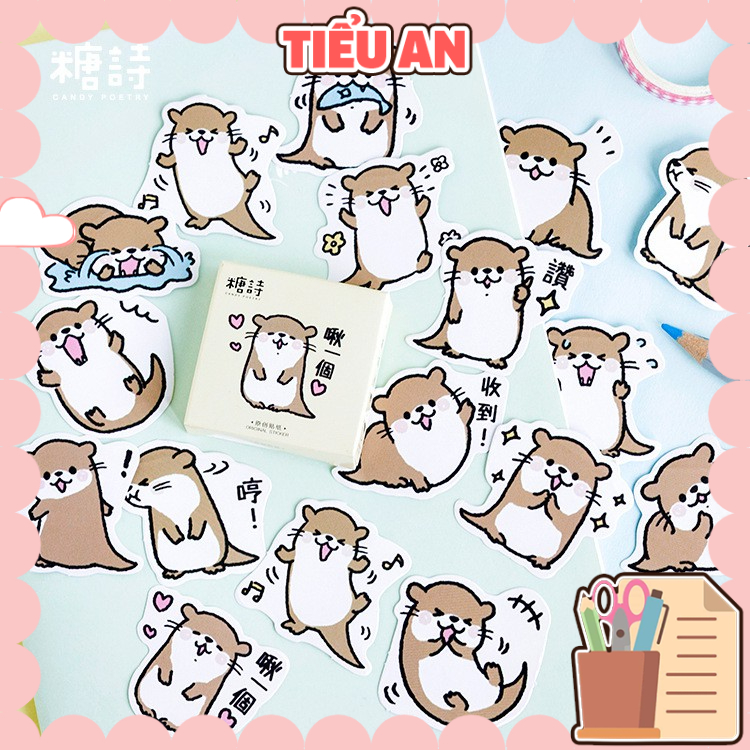 Bộ sticker/ Hình dán Kiểu Dáng Bé Hải Cẩu Đáng Yêu (45 Hình) | Shopee ...