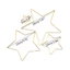 Vòng tròn hình ngôi sao 50-200mm Vòng tròn hình ngôi sao Macrame Star Hoop để làm Dreamcatcher thủ công Wal