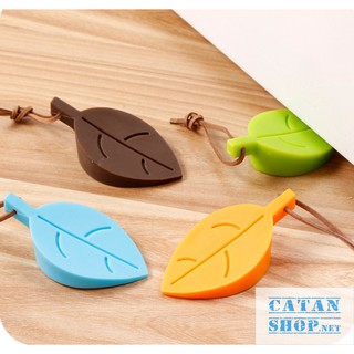Nút silicon chống va chạm cửa Hình Chiếc Lá, tránh kẹt tay, an toàn cho bé  (Màu Giao Ngẫu Nhiên) GD344-CVCLa