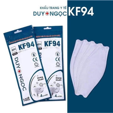 Khẩu trang KF94-4D chính hãng công nghệ Hàn Quốc, chống bụi kháng khuẩn khẩu trang 4D 4 lớp NinaGen