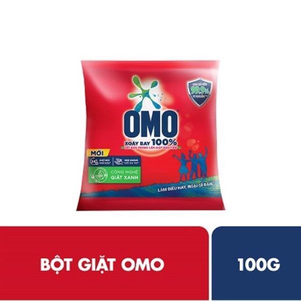 Bột giặt OMO Hệ bọt thông minh 100g