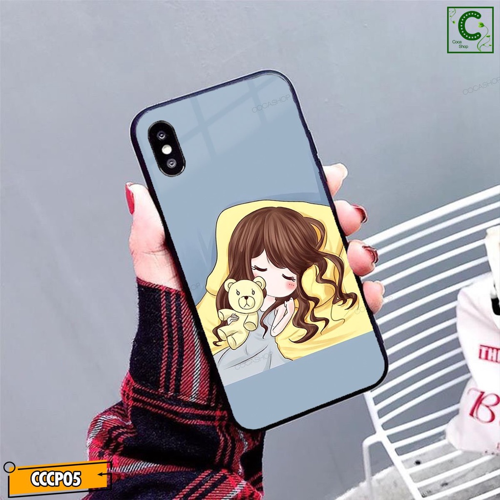 Ốp lưng iphone mặt kính in hình cực đẹp,sáng bóng-Cặp đôi ấm áp - 6/6plus/6s/6splus/7/7plus/8/8plus/x/.....