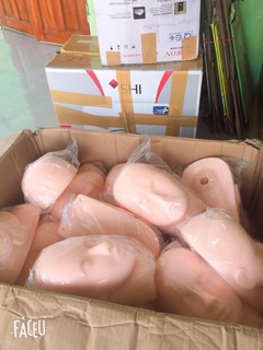 Đầu canh silicon mềm nối mi, massage mặt