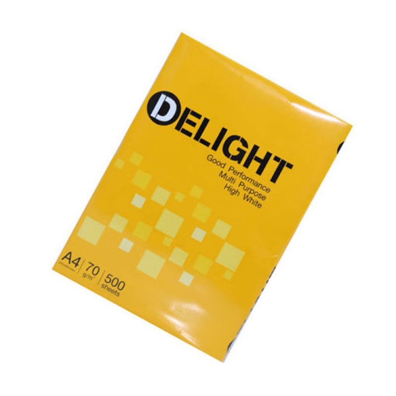 Giấy photo a4 delight tập lẻ (100-400 tờ) | Shopee Việt Nam