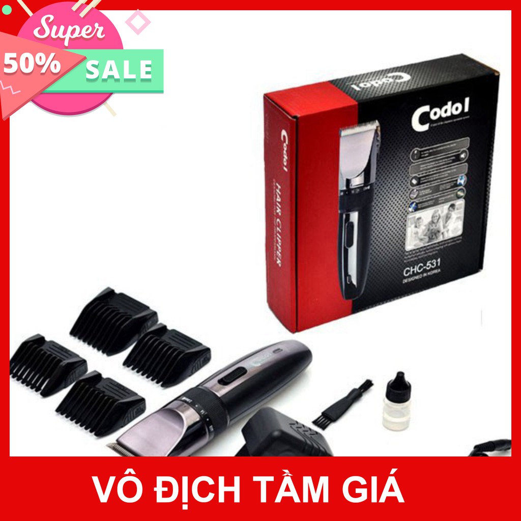 [ CHÍNH HÃNG ] Tông đơ CODOL 531 lưỡi thép chuẩn | Shopee Việt Nam