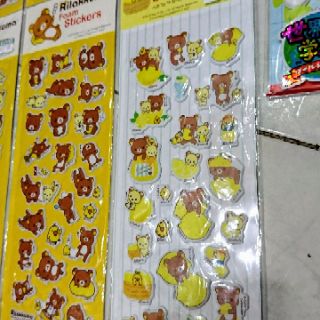 Hình dán foam nổi gấu và mèo