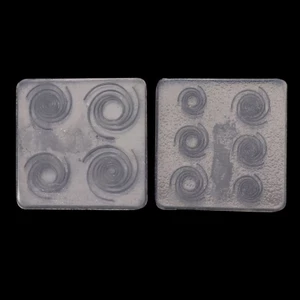 OXXGGKAO Nhựa Trang Sức Khuôn Cho Bầu Trời Xoắn Ốc Móc Khóa Khuôn Silicon Cho Epoxy Đúc Bông Tai Mặt Dây Chuyền Trang Sức Làm Cho