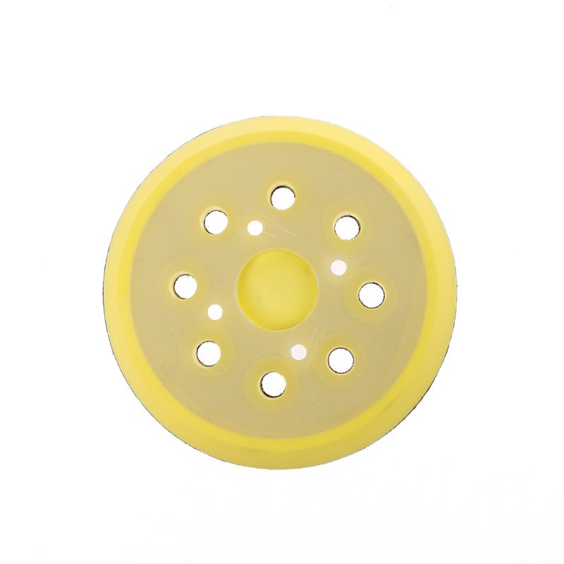 Tấm Đệm Chà Nhám 5 Inch 125 MM 8 Lỗ Kèm 4 Móc Chuyên Dụng Dành Cho Máy Mài