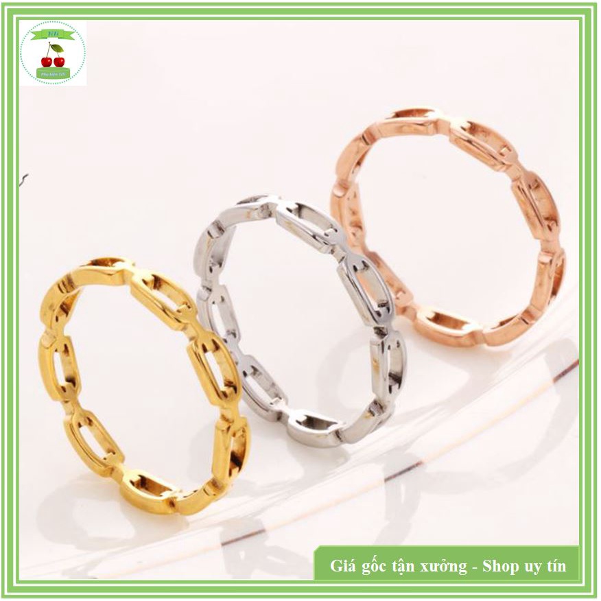 Nhẫn Nữ TITAN thời trang cá tính, thời trang phong cách Hàn Quốc mới nhất