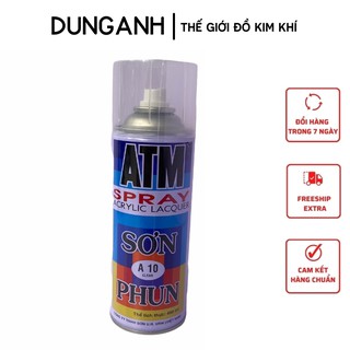 Sơn xịt ATM sơn xịt bóng không màu A10 chính hãng - Kim Khí Dung Anh
