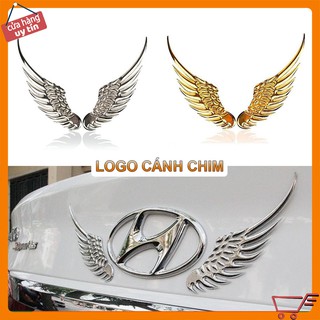 Logo Cánh Chim Kim Loại 3D Dán Nắp Capo Ô Tô