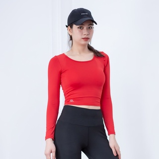 Áo thể thao Gladimax Croptop Dài Tay hỗ trợ tập luyện yoga, gym,... hiệu quả