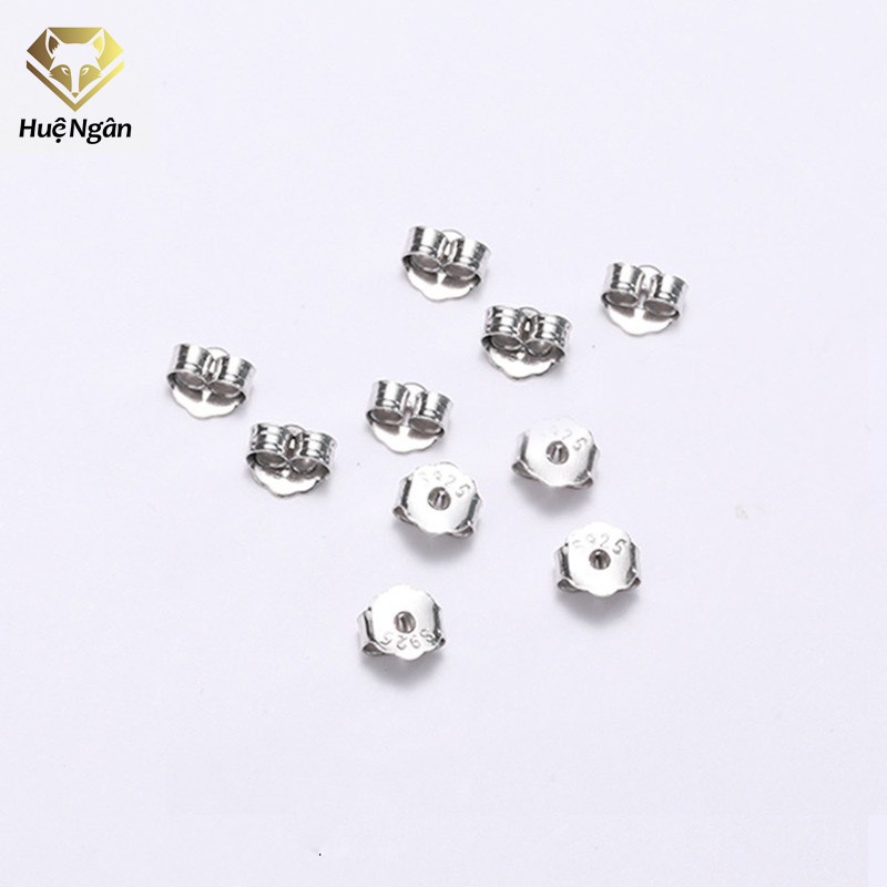 Ảnh Chốt bông tai bạc Ý Huệ Ngân CB02 1