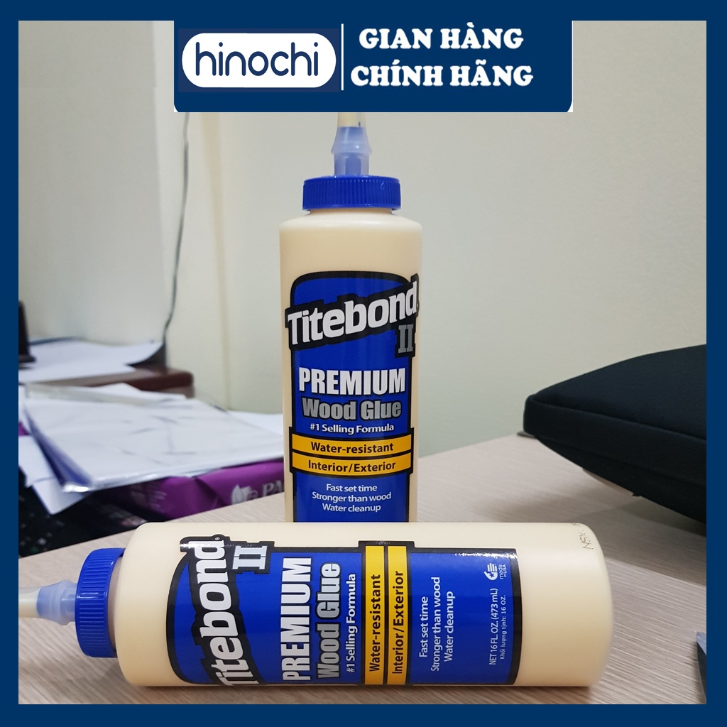 [Chính Hãng] Keo Dán Gỗ, Keo Titebond II Premium Wood Glue 473ml ...