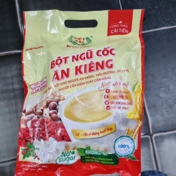 [chính hãng] bột ngũ cốc ăn kiêng việt đài 15 gói x40g đặc biệt tốt cho người ăn kiêng, tiểu đường,béo phì,.