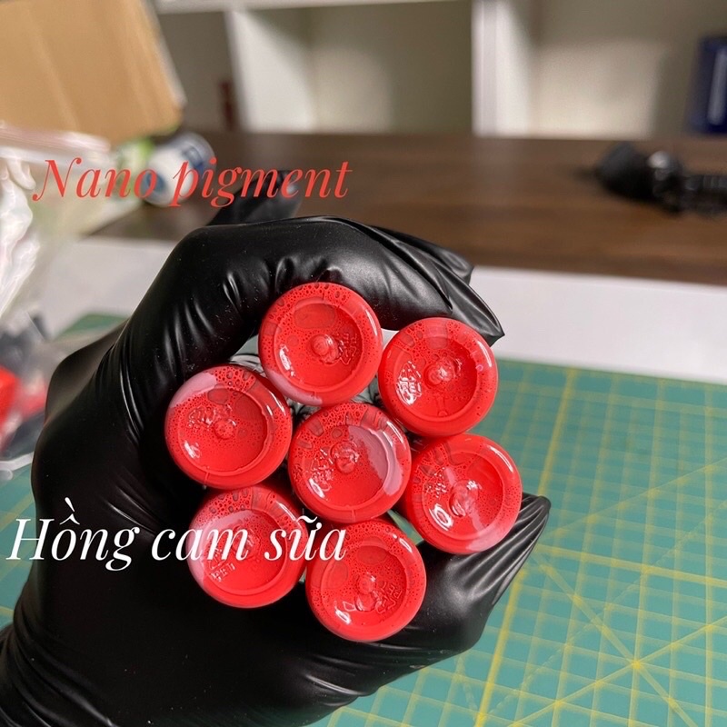 [5-10ml] Mực Bong Đậm Hữu Cơ Dùng Cho Mày, Môi Phun Xăm