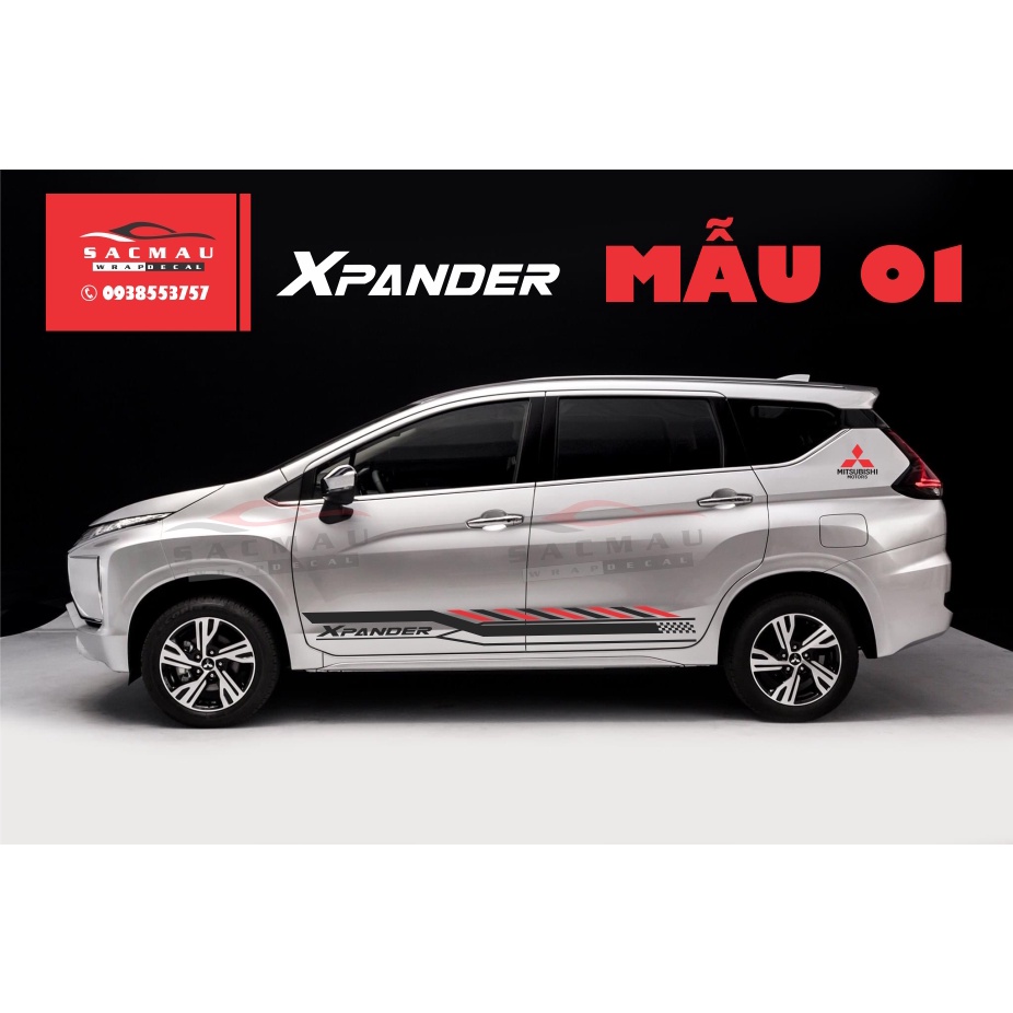 Tem dán xe Mitsubishi Xpander, tem dán trang trí xpander cực đẹp (MIỄN ...