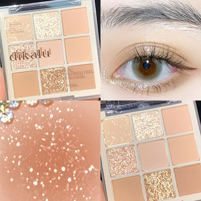 Bảng Phấn Mắt 9 Ô Hoa Gặp Hoa Nở Dikalu Blooming Your Own Beauty - DKL - 901