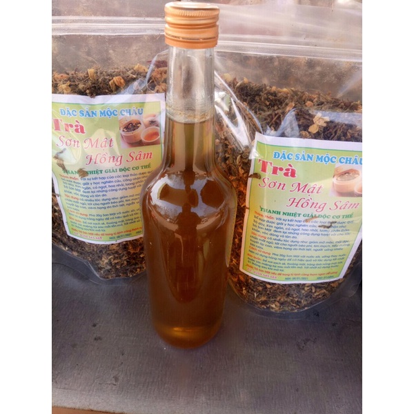 Trà Sơn Mật Hồng Sâm với 4 loại thảo mộc quý (500gr-1000gr)