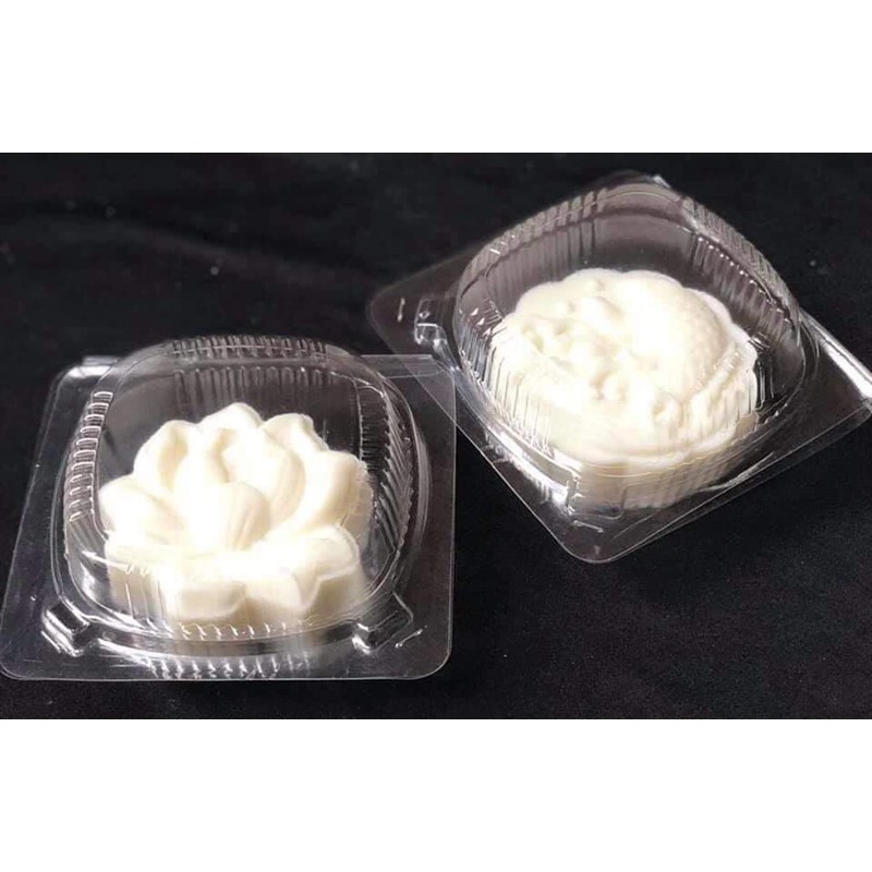 Hộp đựng bánh nắp gấp H128 (10 hộp) 11x6cm đựng bánh trung thu, bánh ...