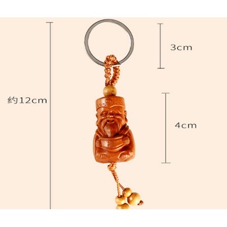 Móc Khóa Gỗ Gụ Khắc Hình Phật Tinh Xảo quà Tặng Tâm Linh Đầy Ý Nghĩa