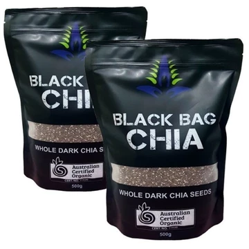 Hạt chia úc chính hãng hữu cơ đen heathy way, hạt chia úc 500g hữu cơ giúp xương chắc khoẻ, bổ sung canxi - HCD