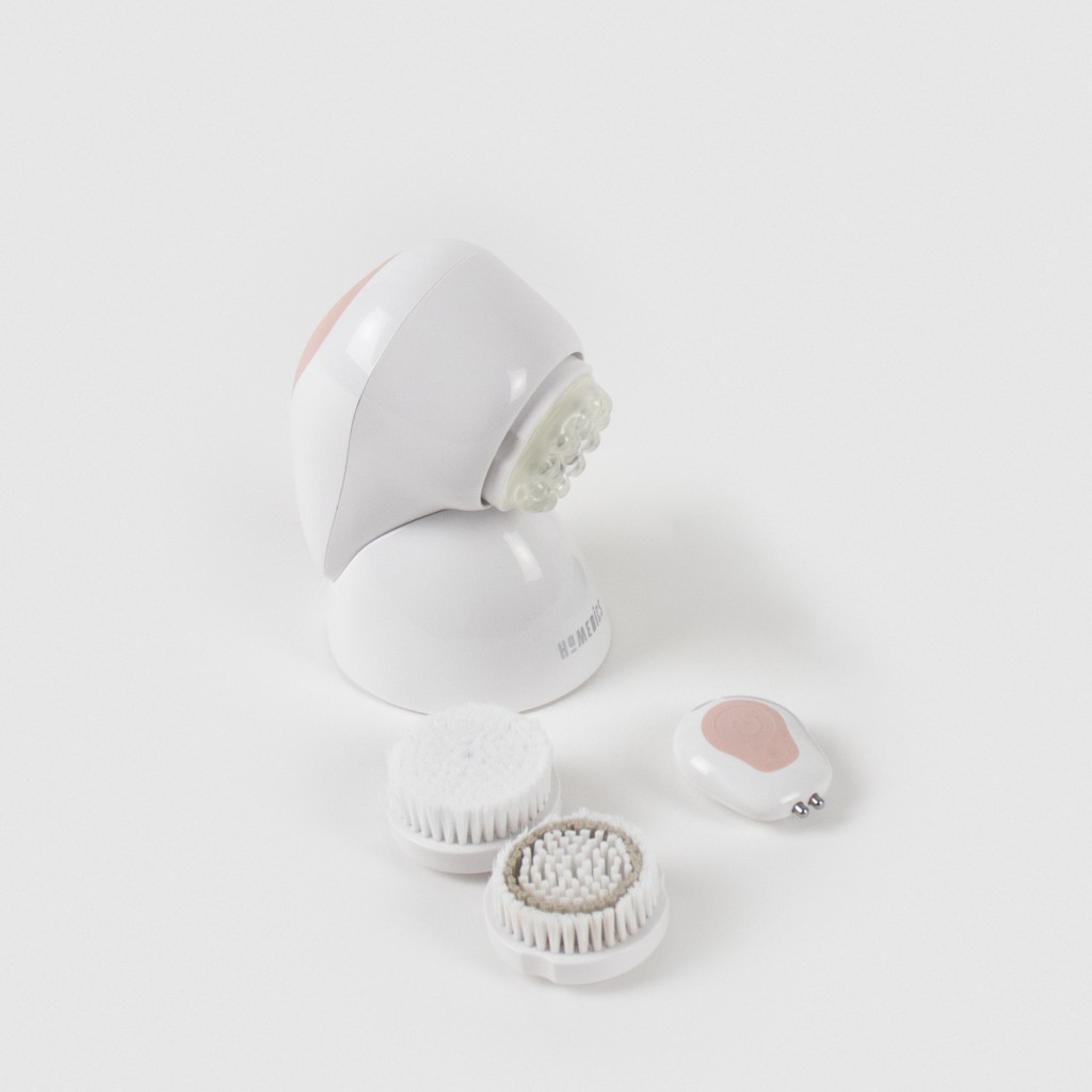 Máy massage rửa mặt cao cấp công nghệ siêu âm 3D phân tích da và kết nối điện thoại HoMedics FAC-700