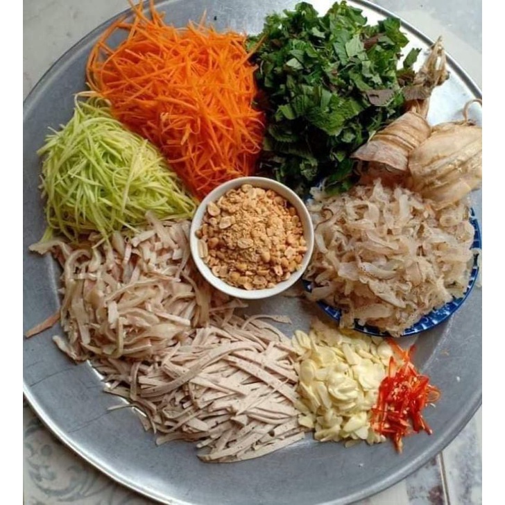 Sứa biển loại mặn gói 700 - 900g không tính nước làm nộm, gỏi, bún Sứa, lẩu Sứa, Sứa Xào. Không phải hàng tươi sống