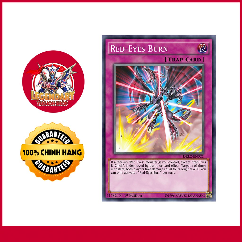 [EN][Thẻ Bài Yugioh Chính Hãng] Red Eyes Burn Shopee Việt Nam