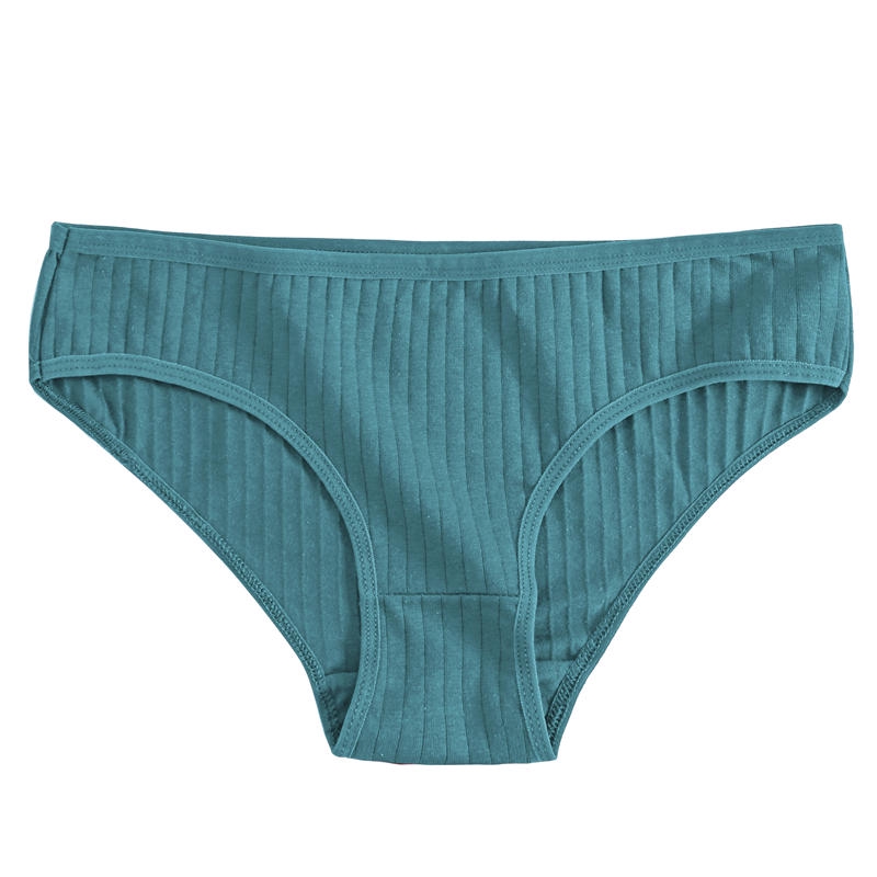 Ảnh Quần lót FINETOO bằng cotton màu trơn quyến rũ cho nữ cỡ XL 1