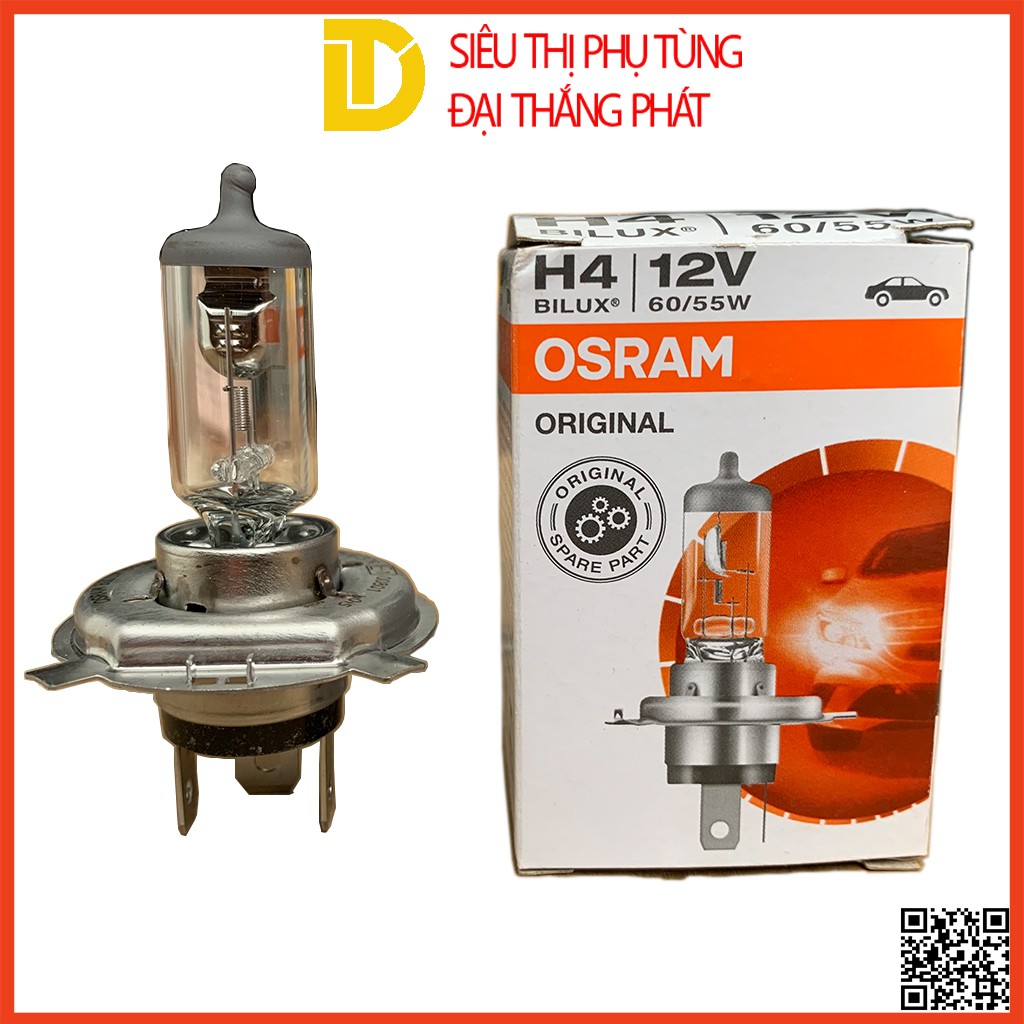 OSRAM Bóng đèn LED H4 Premium xe SH, Exciter, Mô tô, Ô tô siêu