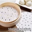 Set 100 tờ giấy nến tròn đục lỗ dùng cho nồi hấp, nồi chiên không dầu