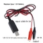 BTM USB 5V sang 3V AAA Eliminator Thay Thế Cáp Nguồn AAA Cho Đài Phát Thanh Đèn LED Đồ Chơi Điện