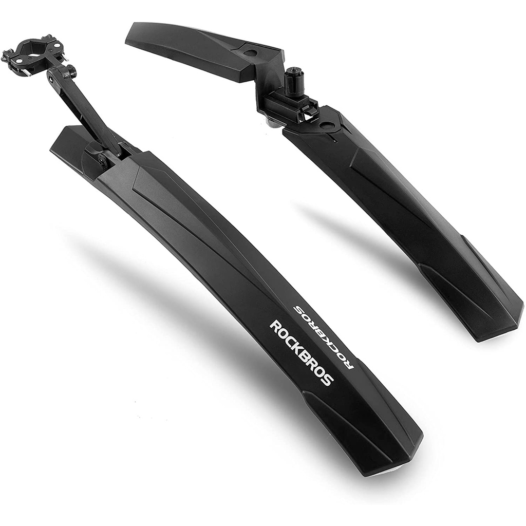 ROCKBROS Fender Mtb Cao Su Mềm MTB Xe Đạp Xe Đạp Mở Rộng Phía Trước Phía Sau Chắn Bùn Điều Chỉnh Mọi Góc Xe Đạp Phụ Kiện
