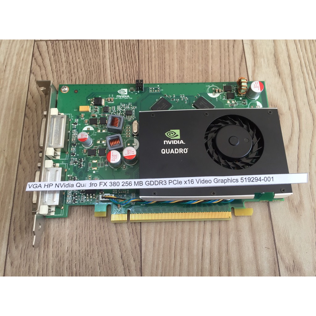 VGA HP NVidia Quadro FX 380 256 MB GDDR3 PCIe x16 Video Graphics 519294