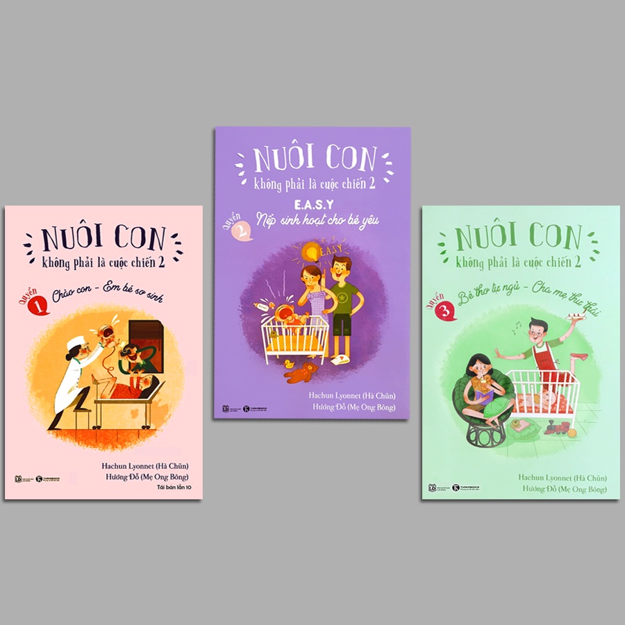 Ảnh Sách - Nuôi Con không phải là cuộc chiến 2 (Tái bản) - Bộ 3 quyển, lẻ tùy chọn 2