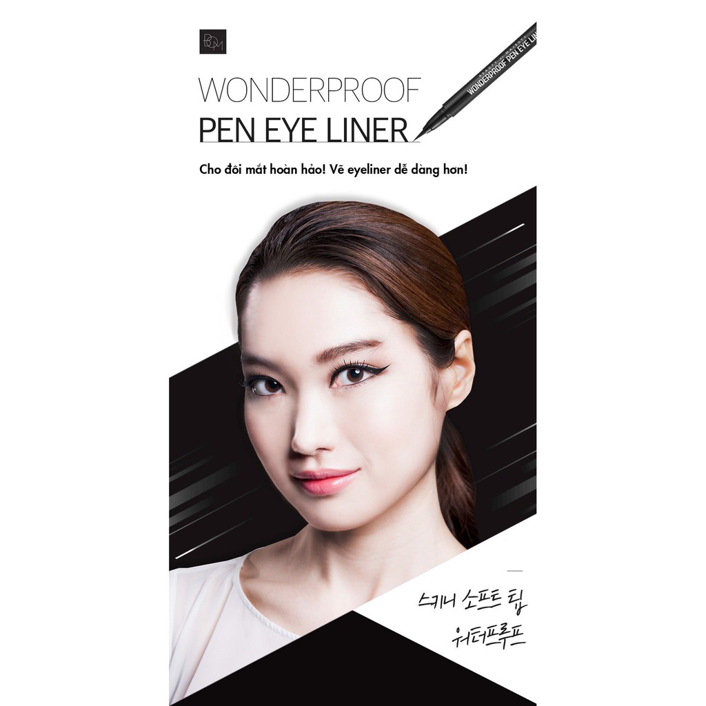 Ảnh Bút Kẻ Mắt Nước Không Lem Chống Thấm Nước B.O.M 0.5g 3