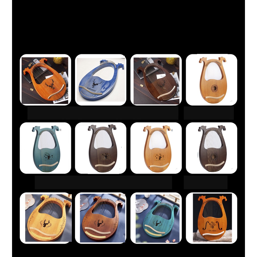 Đàn Lyre 16 dây 19 dây  - Tặng full phụ kiện